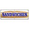 Signmission SANDWICHES BANNER SIGN bread restaurant deli coldcuts meats B-72 Sandwiches - alternate 1
